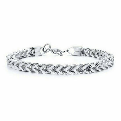 Viper | Sleek Stainless Steel Chain Bracelet for Men