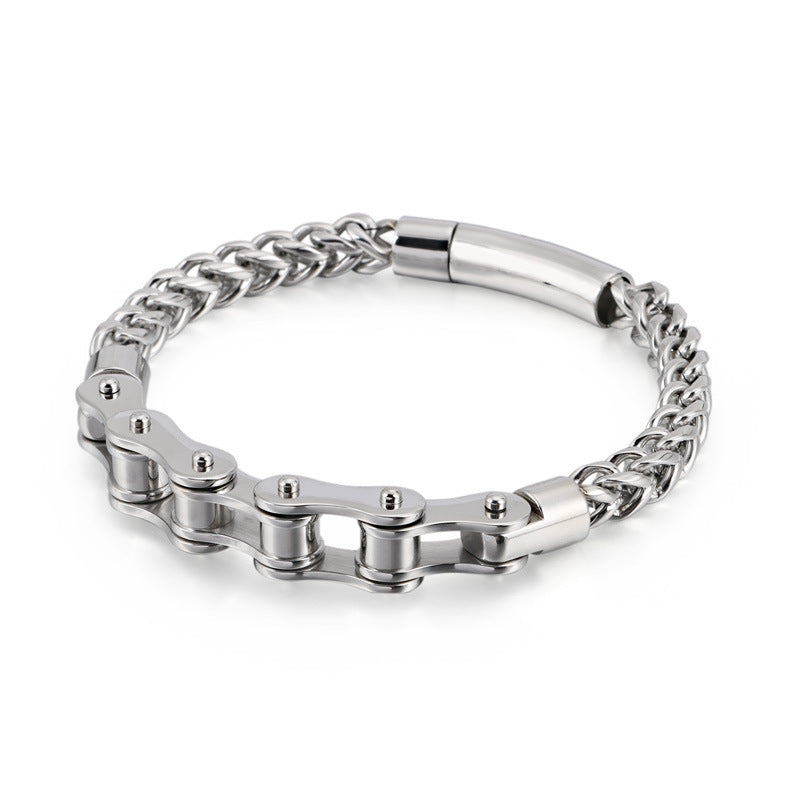 Torque | Stainless Steel Motorcycle Chain Bracelet for Men