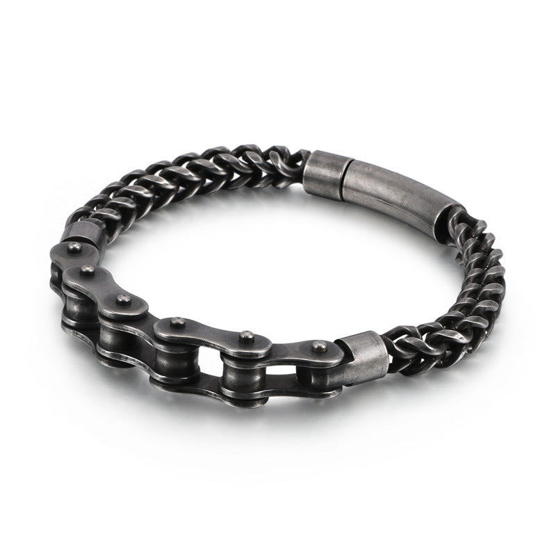 Torque | Stainless Steel Motorcycle Chain Bracelet for Men