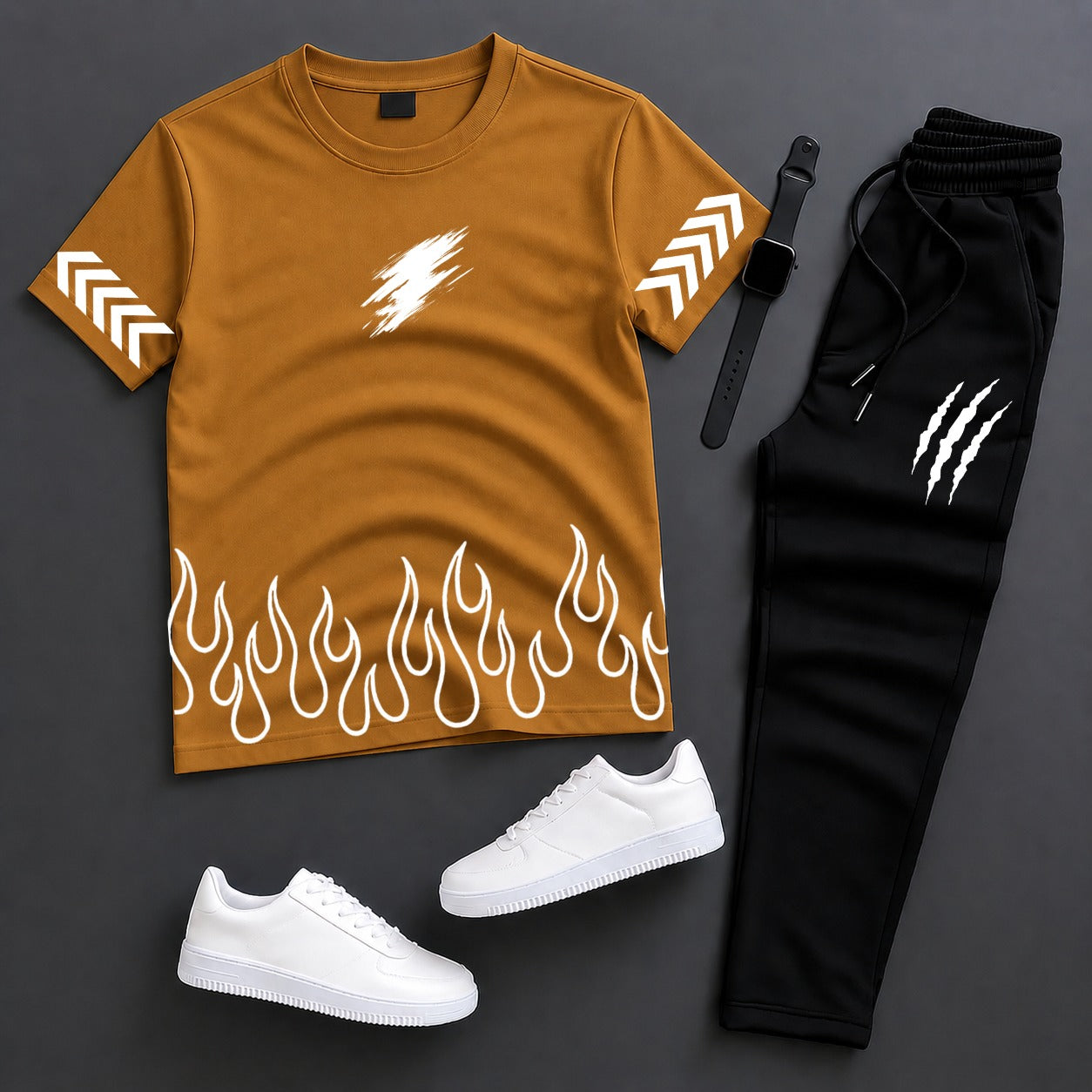 Men’s Summer Tracksuit – T-Shirt + Trouser