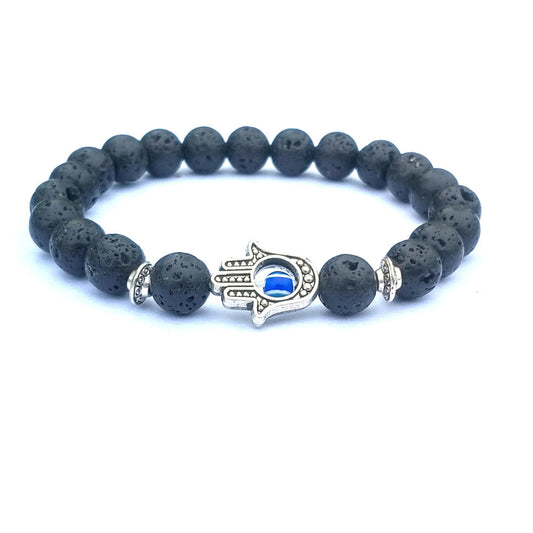 Evil Eye Natural Stone Bracelet