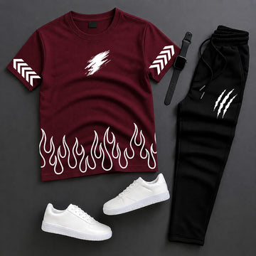 Men’s Summer Tracksuit – T-Shirt + Trouser