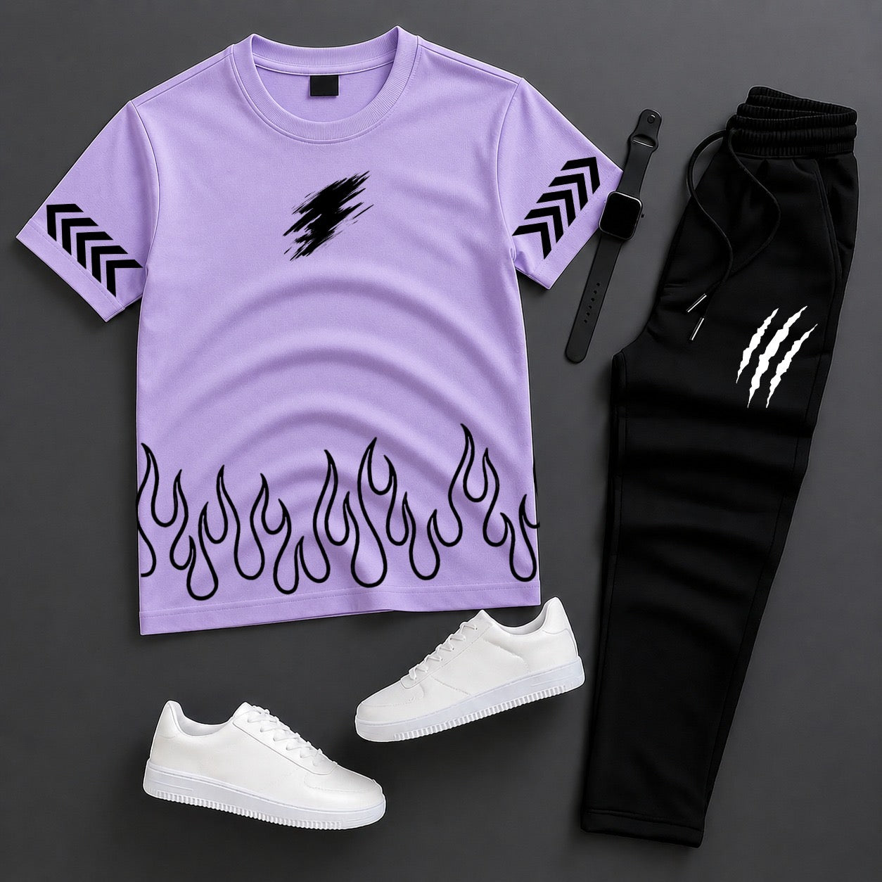 Men’s Summer Tracksuit – T-Shirt + Trouser