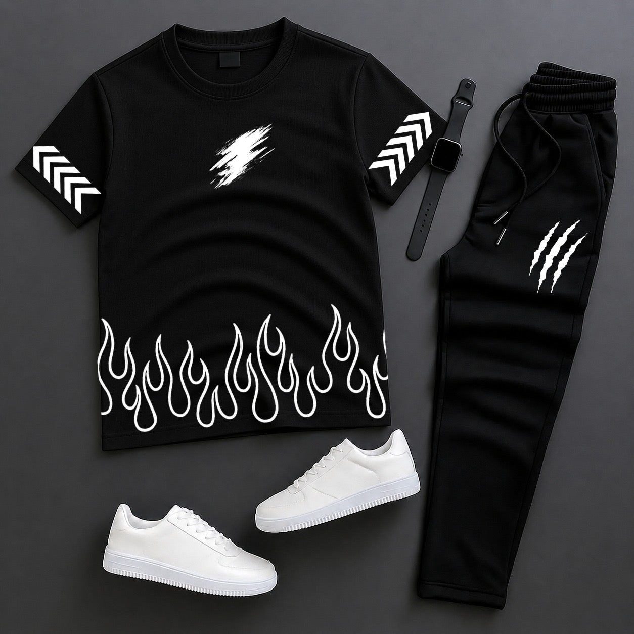 Men’s Summer Tracksuit – T-Shirt + Trouser