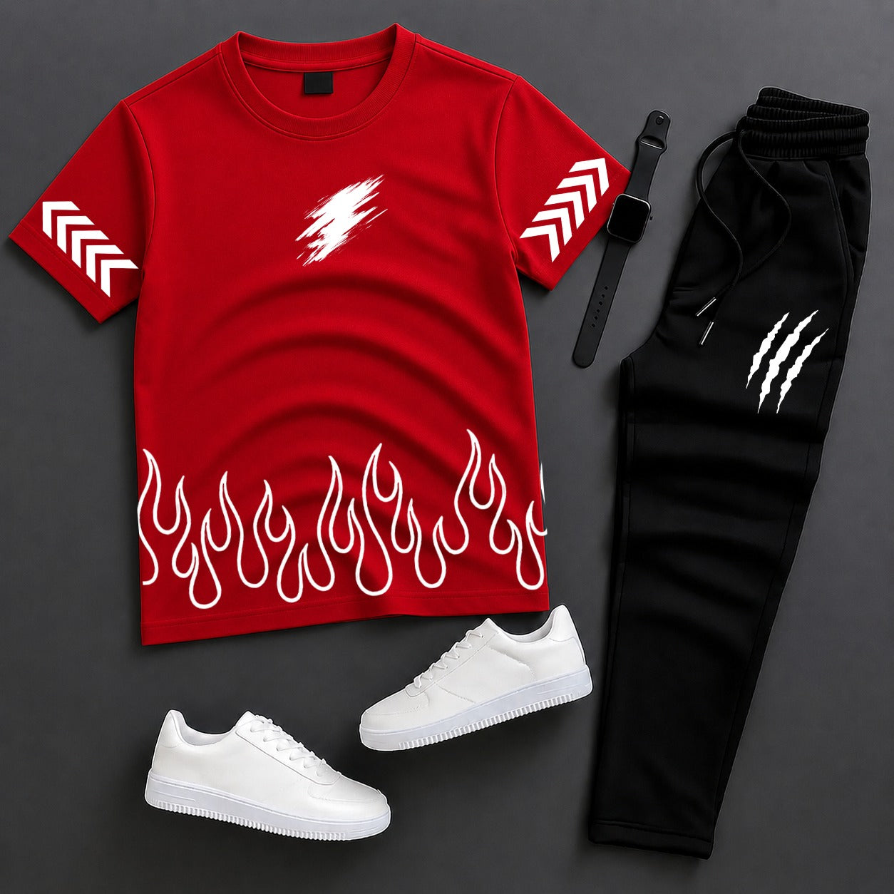 Men’s Summer Tracksuit – T-Shirt + Trouser